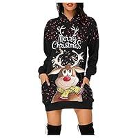 Algopix Similar Product 4 - Womens Christmas Hooded Sweatshirt