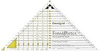 Algopix Similar Product 20 - Fons & Porter R7843 Half & Quarter Ruler