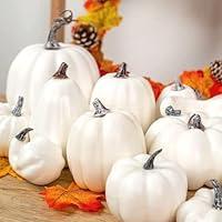 Algopix Similar Product 12 - LOVEINUSA Artificial Pumpkins 12PCS