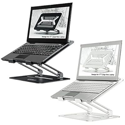 Soundance Laptop Stand, Aluminum Computer Riser, Ergonomic Laptops Elevator for Desk, Metal Holder Compatible with 10 to 15.6 in