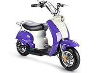 Algopix Similar Product 18 - MotoTec 24v Electric Moped Purple