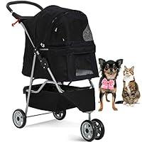 Algopix Similar Product 15 - Pet Stroller Jogger Cat Dog Cage 3