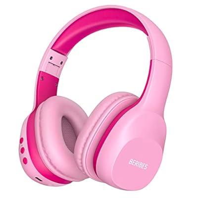 Best Deal for BERIBES Kids Headphones, [Romantic Pink] 55H Playtime