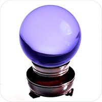 Algopix Similar Product 8 - Amlong Crystal Purple Crystal Ball
