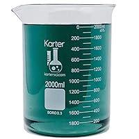 Algopix Similar Product 17 - 2000ml Beaker Low Form Griffin