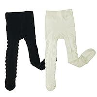 Algopix Similar Product 1 - Bowbear Toddler Girl 2Pair CableKnit