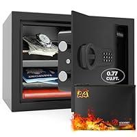 Algopix Similar Product 13 - 077 cuft Fireproof Safe for Home