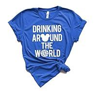 Algopix Similar Product 17 - Drinking Around the World Tshirt for