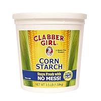 Algopix Similar Product 15 - Clabber Girl, Corn Starch, 3.5lb