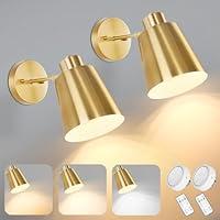 Algopix Similar Product 15 - Battery Operated Wall Sconces Set of 2