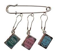 Algopix Similar Product 15 - Metal Stitch Markers for Knitting
