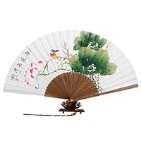 Algopix Similar Product 18 - Hand Painted Folding Red Lotus Flower