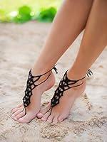 Algopix Similar Product 12 - Black Barefoot Sandal Feet thongs
