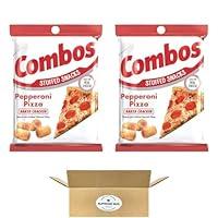 Algopix Similar Product 5 - COMBOS Pepperoni Pizza Cracker Baked