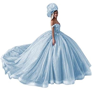 Best Deal for Zhangyo Sweet 16 Cute Quinceanera Dresses with Train Puffy
