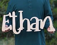 Algopix Similar Product 17 - Custom Personalized Wooden Name Sign