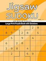 Algopix Similar Product 13 - Medium Jigsaw Sudoku Puzzle Book Vol 1