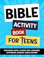 Algopix Similar Product 16 - Bible Activity Book for Teens Fun