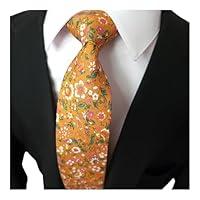 Algopix Similar Product 12 - Handmade Skinny Mens Tie  Floral Leaf