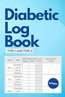 Algopix Similar Product 4 - Diabetic Log Book Glucose Blood