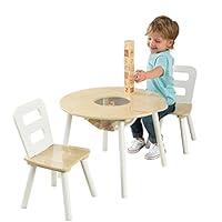 Algopix Similar Product 2 - KidKraft Wooden Round Table  2 Chair