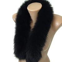 Algopix Similar Product 19 - Black Trim arctic fox fur tape ribbon