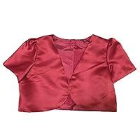 Algopix Similar Product 3 - ICSTH Girls Bolero Shrug Short Sleeve