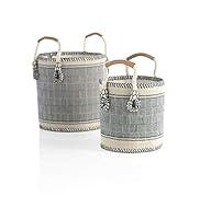 Algopix Similar Product 5 - Shiraleah Home Blue Set of Two Sierra