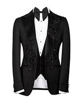 Algopix Similar Product 3 - Homhous Mens Luxury Tuxedo Jacket with