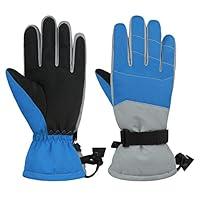 Algopix Similar Product 16 - Durio Kids Snow Gloves Waterproof