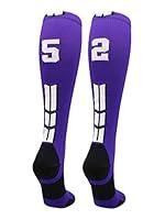 Algopix Similar Product 4 - MadSportsStuff Player Id Number Socks