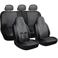 Algopix Similar Product 20 - OxGord Car Seat Cover  PU Leather Two