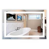 Algopix Similar Product 10 - Mirrors  Marble Large LED Wall Mirror