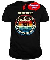 Algopix Similar Product 17 - Custom Name Month  Year 34th Birthday