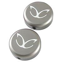 Algopix Similar Product 4 - Pair of Anodized Locking End Caps for
