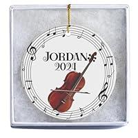 Algopix Similar Product 1 - Cello Ornament Personalized Cello