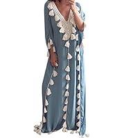 Algopix Similar Product 5 - Womens Dress JHKUNO Tropical Boho