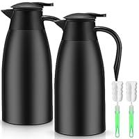 Algopix Similar Product 16 - Uiifan 2 Pcs 68oz Thermal Coffee Carafe