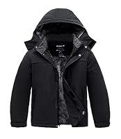 Algopix Similar Product 11 - Wantdo Boys Waterproof Skiing Jacket
