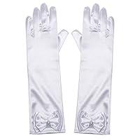 Algopix Similar Product 3 - Little Girls Princess GlovesSolid