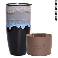 Algopix Similar Product 13 - Bosmarlin Ceramic Travel Coffeel Mug