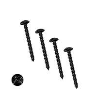 Algopix Similar Product 10 - 3 in. Black One-Way Screws (4-Pack)