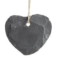 Algopix Similar Product 17 - 6 Piece Set Natural Slate Heart Shaped