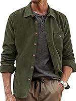 Algopix Similar Product 13 - Runcati Mens Corduroy Button Down