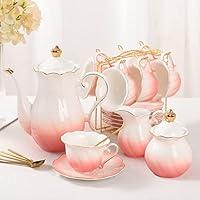 Algopix Similar Product 10 - DUJUST 22 pcs Porcelain Tea Set for 6