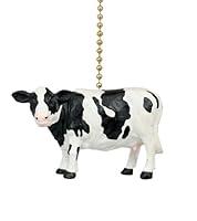 Algopix Similar Product 7 - Holstein Farm Cow Ceiling Fan Pull by