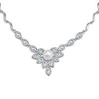 Algopix Similar Product 20 - Bling Jewelry Bridal Leaf CZ Fashion