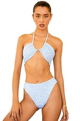  SHAPERMINT Women's Halter Bikini Top - Convertible