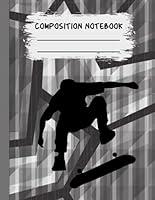 Algopix Similar Product 20 - Skateboard Composition Notebook