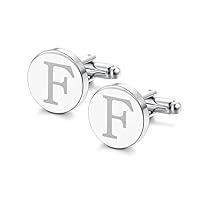 Algopix Similar Product 10 - ORAZIO Mens Classic Engraved Initial